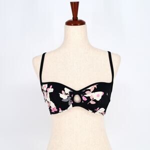 Kate Spade New York Floral Posey Grove Beach Swim Underwire Bikini Top Size S